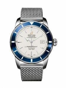 Breitling Superocean Heritage 42 Stainless Steel / Blue / Stratus Silver / Milanese A1732116|G717|154A