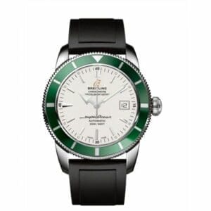 Breitling Superocean Heritage 42 Stainless Steel / Green / Stratus Silver / Rubber A1732136.G717.131S