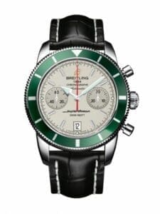 Breitling Superocean Heritage 44 Chronograph Stainless Steel / Green / Silver / Croco A2337036.G753.743P