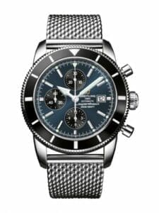 Breitling Superocean Heritage 46 Chronograph Stainless Steel / Black / Gun Blue / Milanese A1332024.C817.152A
