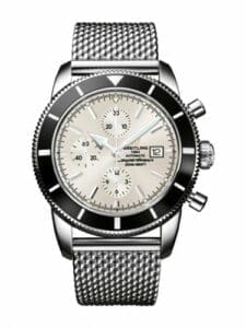 Breitling Superocean Heritage 46 Chronograph Stainless Steel / Black / Stratus Silver / Milanese A1332024.G698.152A