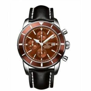 Breitling Superocean Heritage 46 Chronograph Stainless Steel / Bronze / Bronze / Calf A1332033.Q553.441X