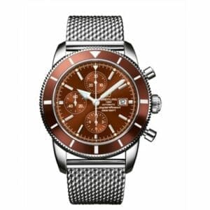 Breitling Superocean Heritage 46 Chronograph Stainless Steel / Bronze / Bronze / Milanese A1332033.Q553.144A