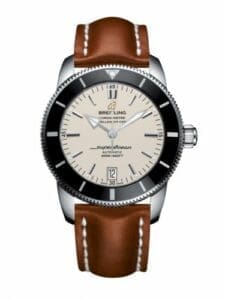 Breitling Superocean Heritage II 42 Stainless Steel / Black / Silver / Calf / Pin AB201012.G827.433X/A20BA.1