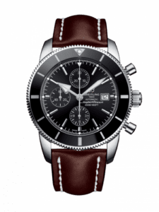 Breitling Superocean Heritage II 46 Chronograph Stainless Steel / Black / Black / Calf / Folding A1331212/BF78/444X/A20D.1