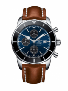 Breitling Superocean Heritage II 46 Chronograph Stainless Steel / Black / Bue / Calf / Pin A1331212/C968/439X/A20BA.1