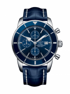 Breitling Superocean Heritage II 46 Chronograph Stainless Steel / Blue / Blue / Croco / Folding A1331216/C963/747P/A20D.1