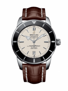 Breitling Superocean Heritage II 46 Stainless Steel / Black / Silver / Croco / Folding AB202012/G828/757P/A20D.1