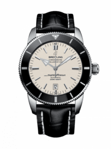 Breitling Superocean Heritage II 46 Stainless Steel / Black / Silver / Croco / Folding AB202012/G828/761P/A20D.1