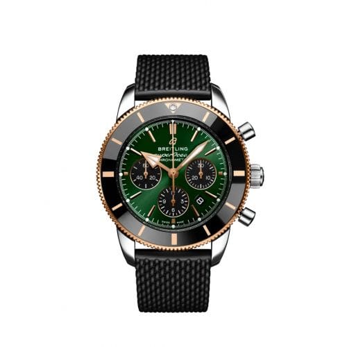 Breitling Superocean Heritage II B01 Chronograph 44 Stainless Steel / Red Gold / Green UB01622A1L1S1