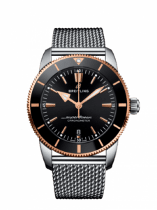 Breitling Superocean Heritage II B20 Automatic 44 Stainless Steel / Red Gold / Black / Milanese UB2030121B1A1