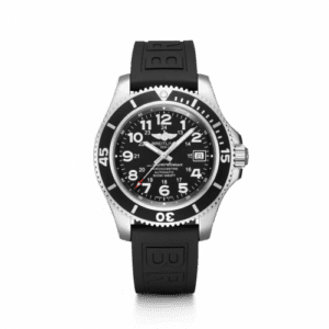 Breitling Superocean II 42 Stainless Steel / Volcano Black / Rubber / Pin A17365C91B1S1