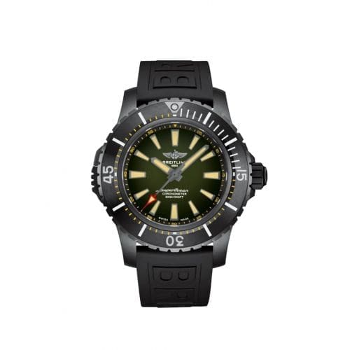 Breitling Superocean II 48 Titanium / Green / Rubber / Pin V17369241L1S1