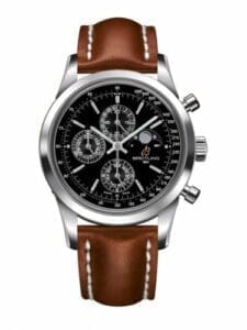 Breitling Transocean Chronograph 1461 Stainless Steel / Black / Calf / Pin A1931012/BB68/433X/A20BA.1