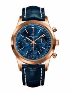 Breitling Transocean Chronograph Red Gold / Blue / Croco RB015212.C940.731P