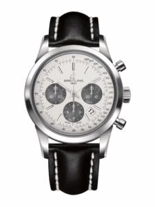 Breitling Transocean Chronograph Stainless Steel / Panda / Calf / Pin AB015212/G724/435X/A20BA.1