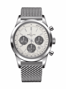 Breitling Transocean Chronograph Stainless Steel / Panda / Ocean Classic AB0152121G1A1