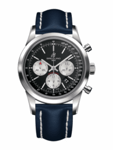 Breitling Transocean Chronograph Stainless Steel / Reverse Panda / Calf / Pin AB015212/BF26/105X/A20BA.1