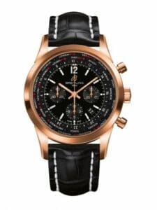 Breitling Transocean Chronograph Unitime Pilot Red Gold / Black / Croco RB0510U5.BC39.760P