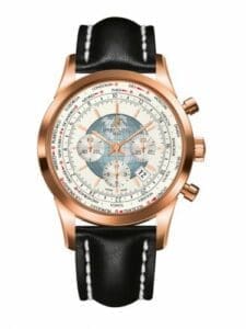 Breitling Transocean Chronograph Unitime Red Gold / Silver / Calf RB0510U0.A733.441X
