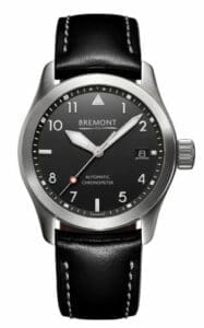 Bremont Solo 37 Black Bracelet Solo37BkSiBr