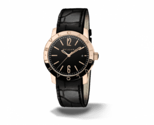 Bulgari Bulgari Solotempo 39 Pink Gold Black 102261