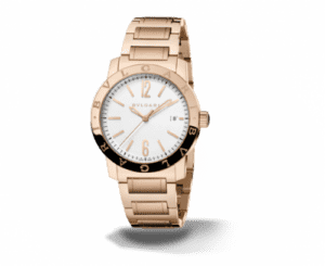 Bulgari Bulgari Solotempo 39 Pink Gold Silver Bracelet 102106