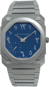 Bulgari Octo Finissimo Automatic Arabic Blue / Titanium 103301