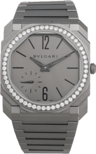 Bulgari Octo Finissimo Automatic Titanium / Diamond / Grey / Bracelet 103038