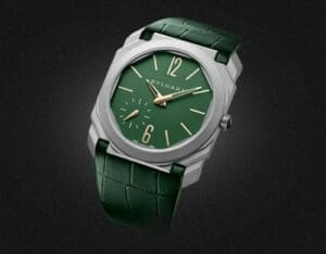 Bulgari Octo Finissimo Automatic Titanium / Green / Harrods 100995