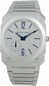 Bulgari Octo Finissimo Automatic Titanium / Grey - Blue / Bracelet 103170