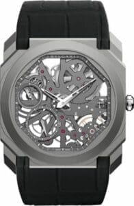 Bulgari Octo Finissimo Skeleton Titanium / Alligator 102714