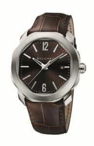 Bulgari Octo Roma 41 Stainless Steel / Brown 102705