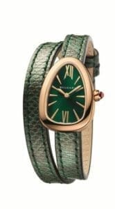 Bulgari Serpenti Skin Pink Gold / Green 102726