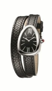 Bulgari Serpenti Skin Stainless Steel / Black 102782