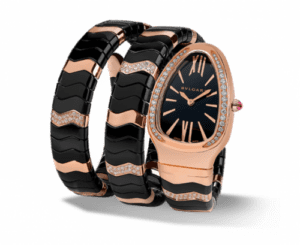 Bulgari Serpenti Spiga Pink Gold Black 102128