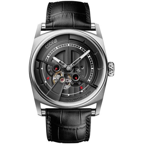 CODE41 Anomaly-01 Stainless Steel / Black AN01-IN-BK-ST-ALIG-BK
