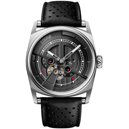 CODE41 Anomaly-01 Stainless Steel / Black AN01-IN-BK-ST-PER-BK