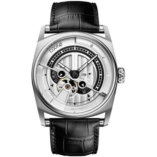 CODE41 Anomaly-01 Stainless Steel / Silver AN01-IN-SIL-ST-ALIG-BK