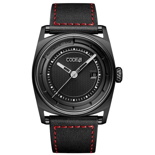 CODE41 Anomaly-02 Black PVD / Black AN02-BK-ST-LEA-COU-SP