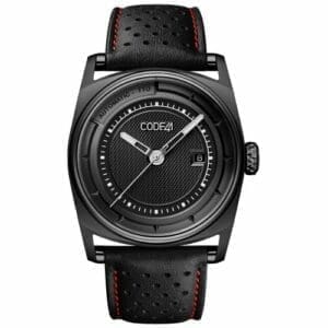 CODE41 Anomaly-02 Black PVD / Black AN02-BK-ST-LEA-PER-COU-SP