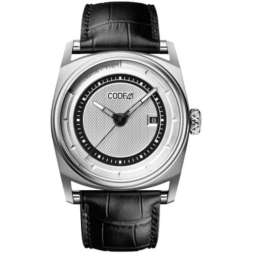 CODE41 Anomaly-02 Stainless Steel / Silver AN02-IN-SIL-ST-ALIG-BK