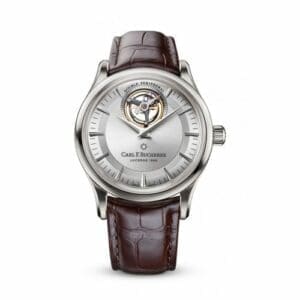 Carl F. Bucherer Heritage Tourbillon Double Peripheral White Gold / Silver 00.10802.02.13.01