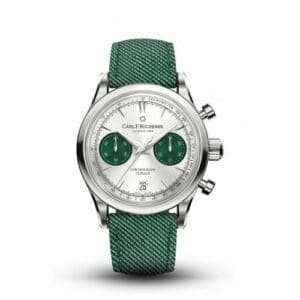 Carl F. Bucherer Manero Flyback 40 Stainless Steel / Silver - Green 00.10927.08.13.02