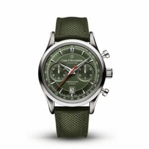 Carl F. Bucherer Manero Flyback Stainless Steel / Green 00.10919.08.93.98