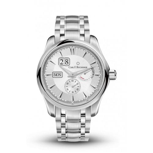 Carl F. Bucherer Manero PowerReserve Stainless Steel / Silver / Bracelet 00.10912.08.13.21