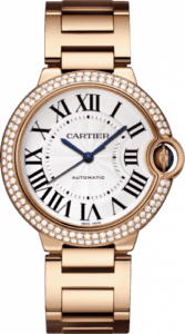 Cartier Ballon Blue de Cartier 36 Automatic Pink Gold / Diamonds / Bracelet WJBB0005