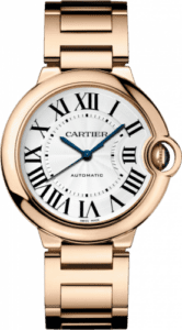 Cartier Ballon Blue de Cartier 36 Automatic Pink Gold / Silver / Bracelet WGBB0008