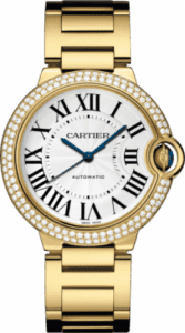 Cartier Ballon Blue de Cartier 36 Automatic Yellow Gold / Diamonds / Bracelet WE9004Z3