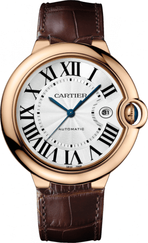 Cartier Ballon Blue de Cartier 42 Automatic Pink Gold / Silver WGBB0017